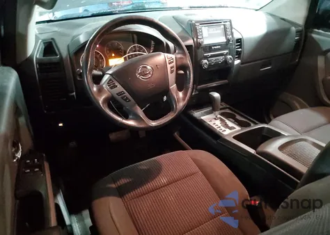 2015 Nissan Titan S из США, поврежденный, VIN 1N6BA0CAXFN512903
